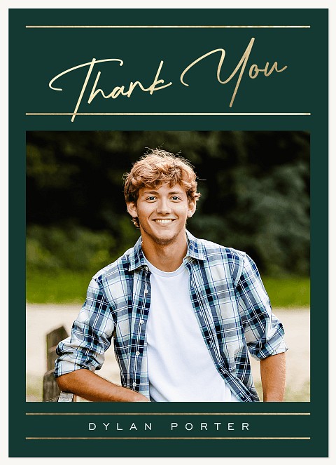 Modern Lines Thank You Cards 