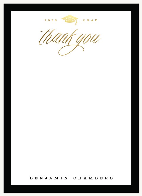 Refined Thanks Thank You Cards 
