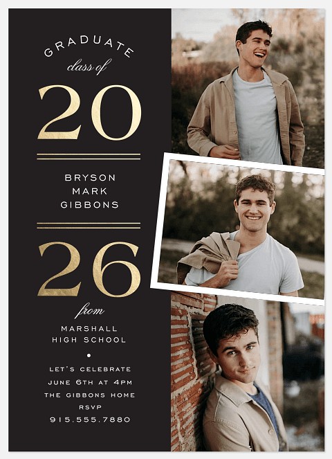 Distinguished Year Graduation Cards