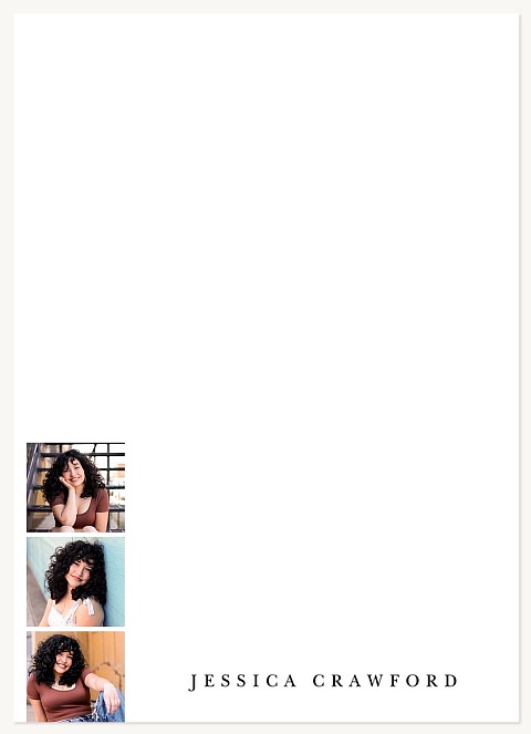 Vertical Stack Thank You Cards 