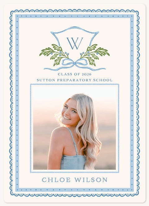 Charming Crest Graduation Cards