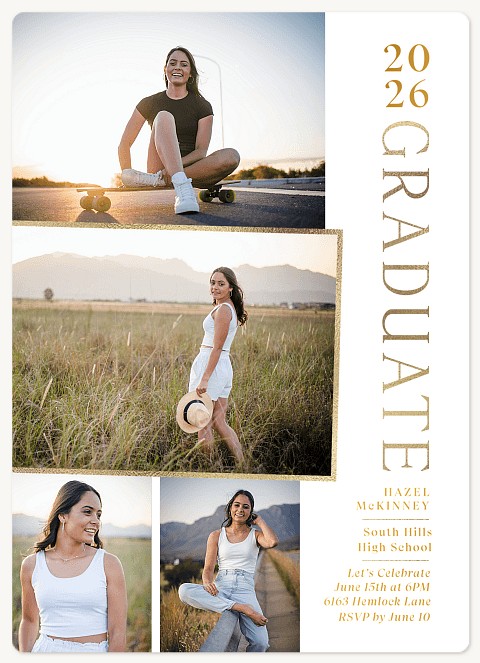 Milestone Panels Graduation Cards