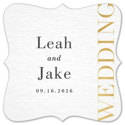 Bordered Elegance Custom Coasters