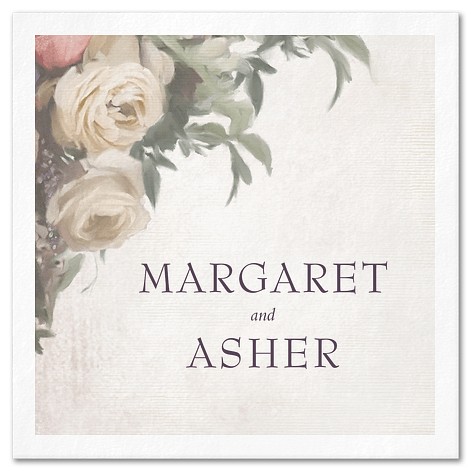 Rose Garden Custom Napkins