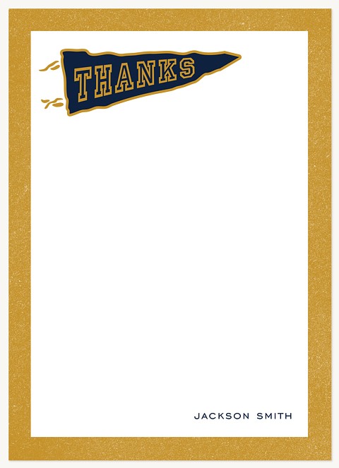 Victory Banner Thank You Cards 