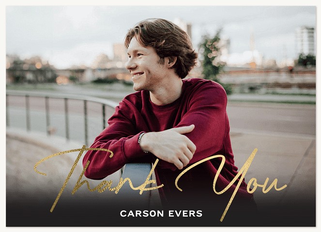 Milestone Glow Thank You Cards 