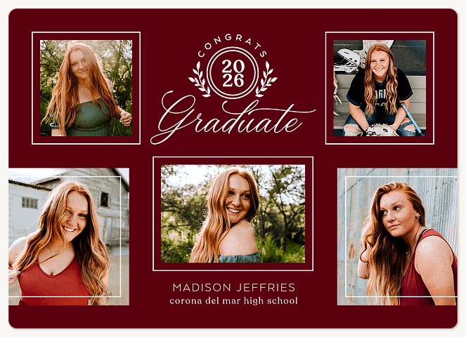 Recognition Mark Graduation Cards