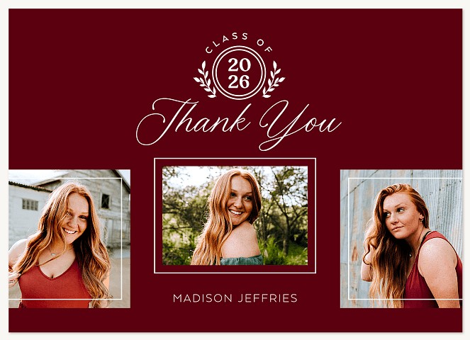 Thankful Mark Thank You Cards 