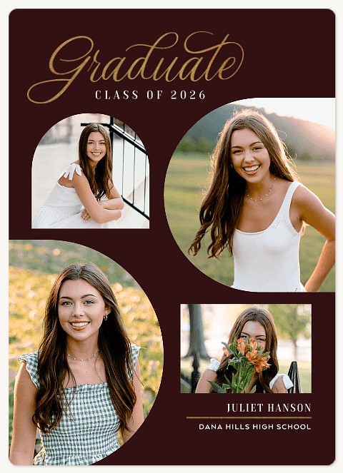 Gilded Grad Graduation Cards
