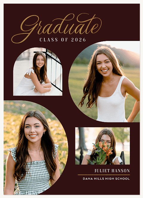 Gilded Grad Graduation Cards