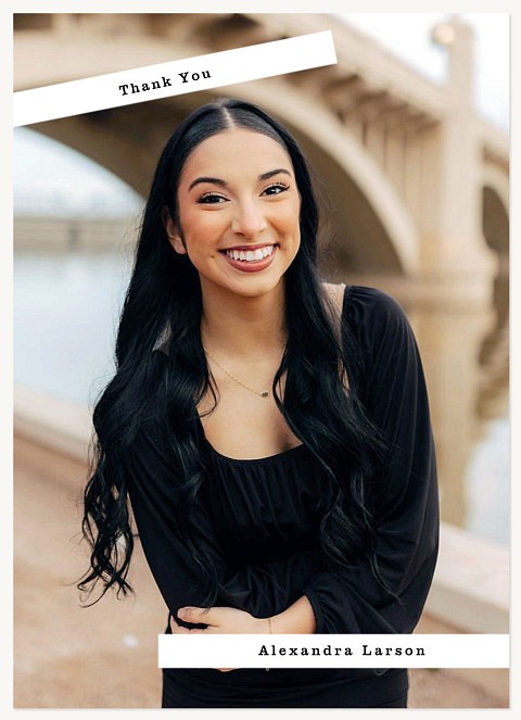 Stripes Thank You Thank You Cards 