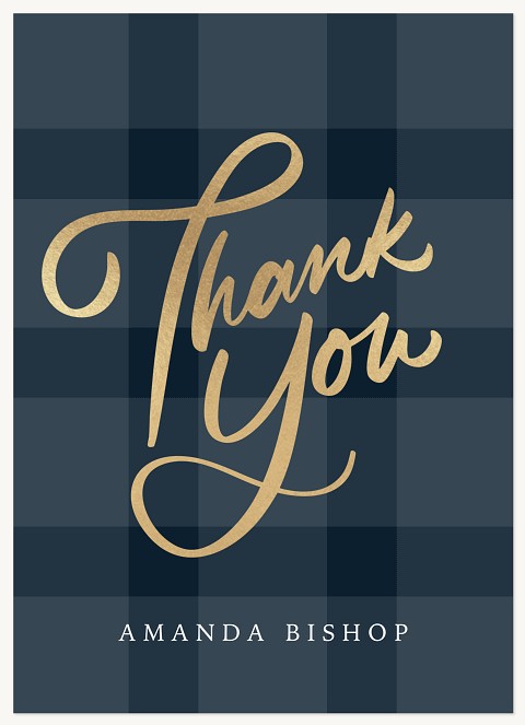 Preppy Party Thanks Thank You Cards 