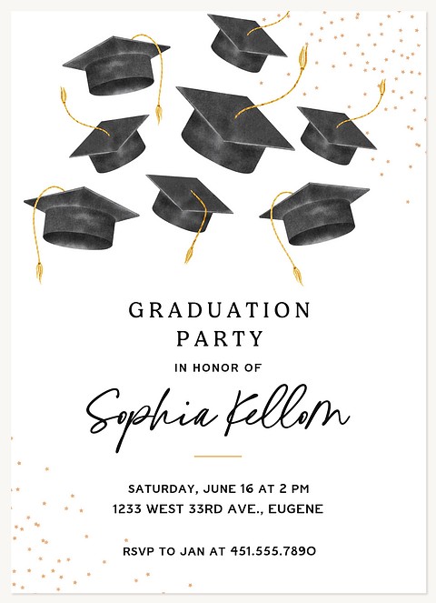 Celebration Hats Graduation Cards