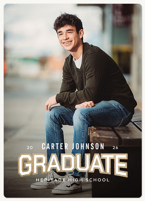 Sporty Graduate Graduation Cards