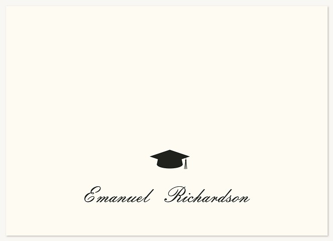 Minimalist Cap Thank You Cards 