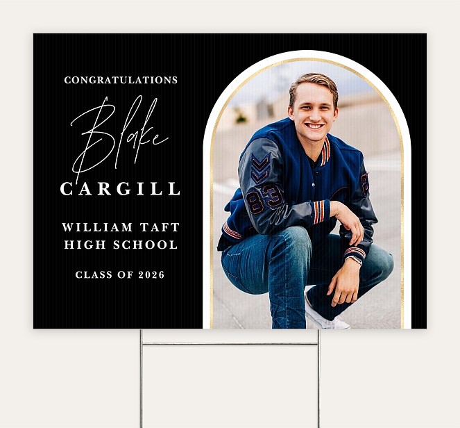 Double Arch Custom Yard Signs