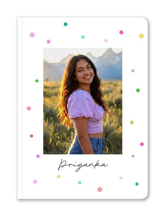 Colorful Confetti Custom Softcover Journals