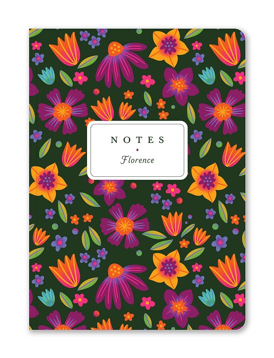 Bright Foliage Custom Softcover Journals
