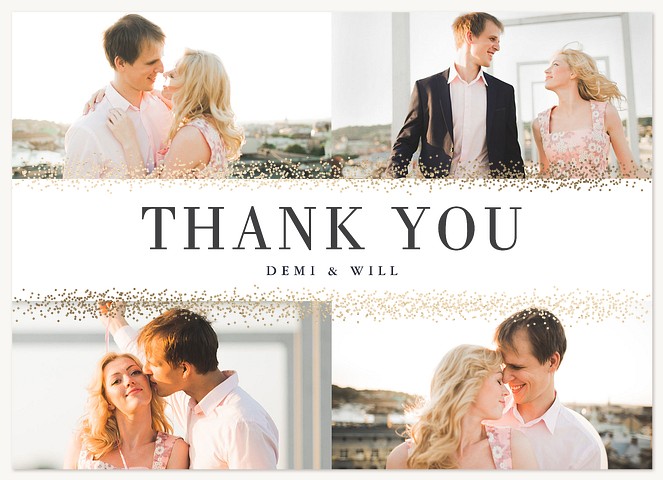 Stardust Thank You Cards 