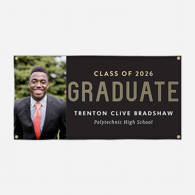 Modern Inline Graduation Banner Graduation Banners