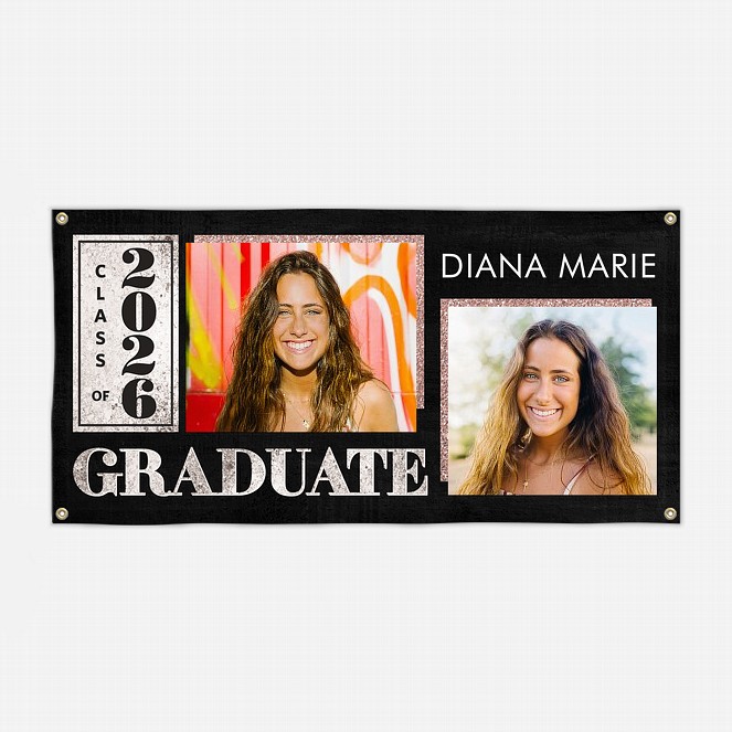 Glam Sparkles Graduation Banner  Graduation Banners