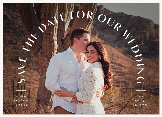Classic Aurora Save the Date Cards