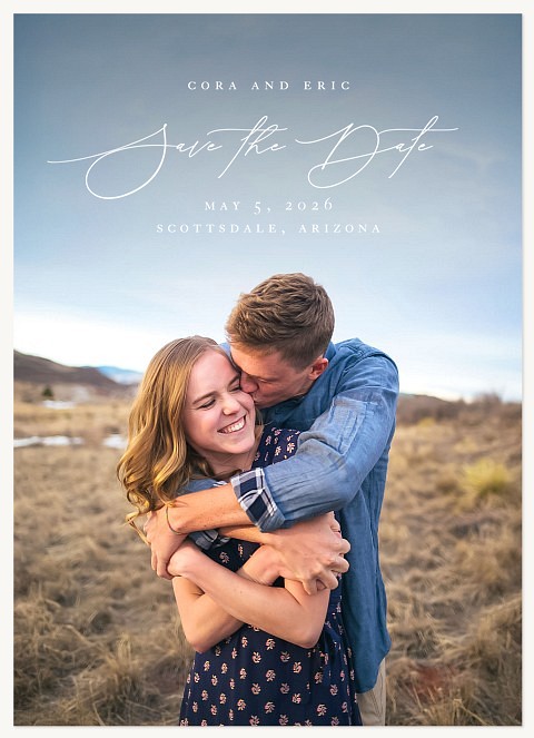 Timeless Romance Save the Date Cards