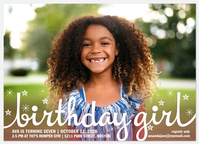 Wishes & Whimsy Kids' Birthday Invitations