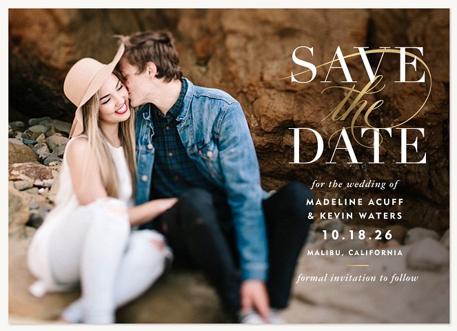 Intertwined Save the Date Cards