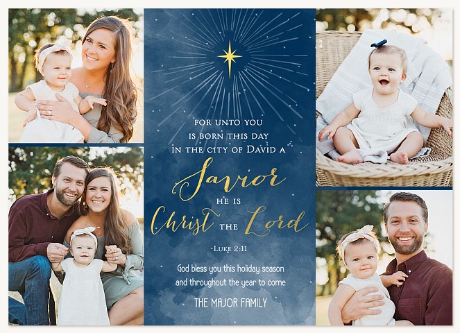 Star of Might Christmas Cards