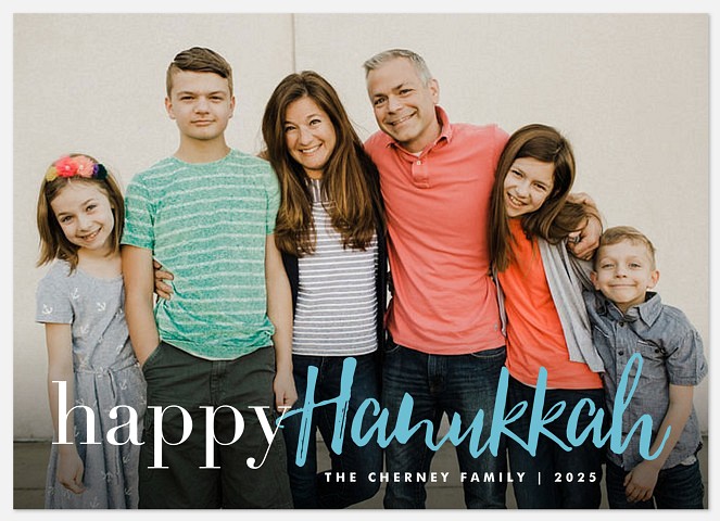 Mazel Tov Hanukkah Photo Cards