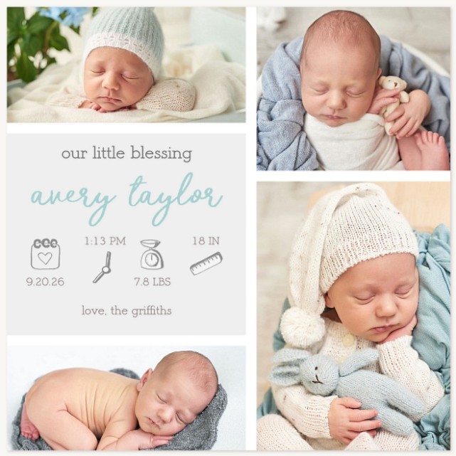 Sweet Stats Baby Announcements