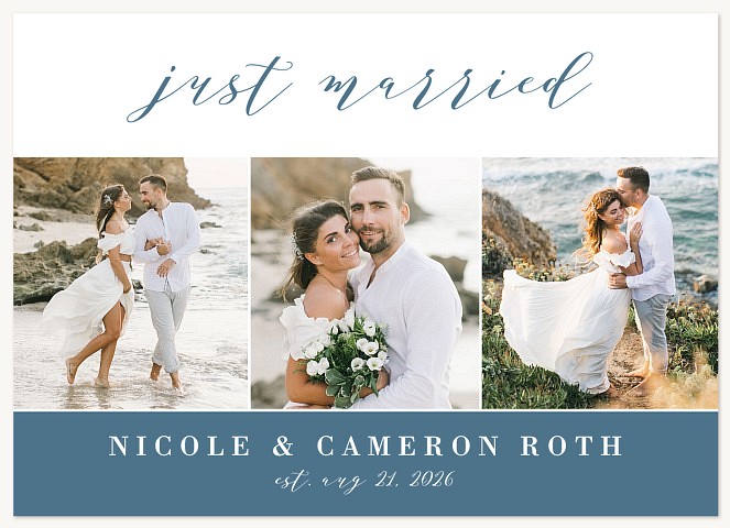 Happily Married Wedding Announcements
