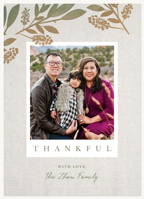 Sweeping Foliage Thanksgiving Cards