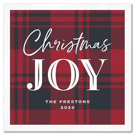 Tartan Custom Napkins
