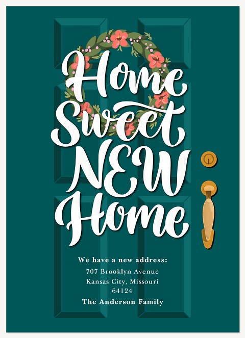 New Front Door Moving Announcements