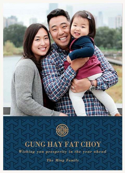 Medallion Chinese New Year Cards