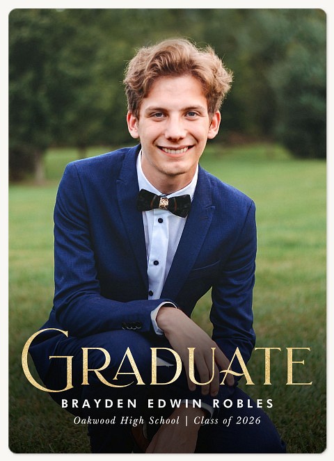 Vintage Flair Graduation Cards