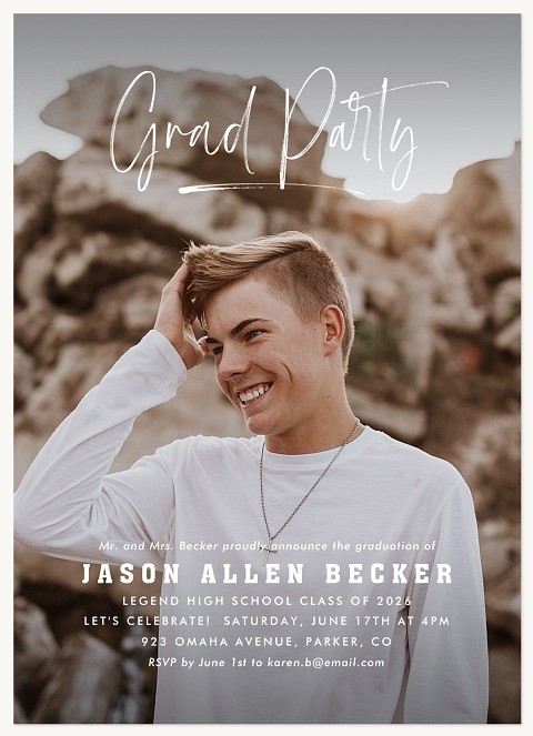 Penned Party Graduation Cards