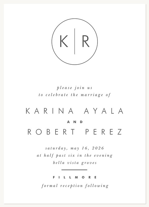 Moderna Wedding Invitations