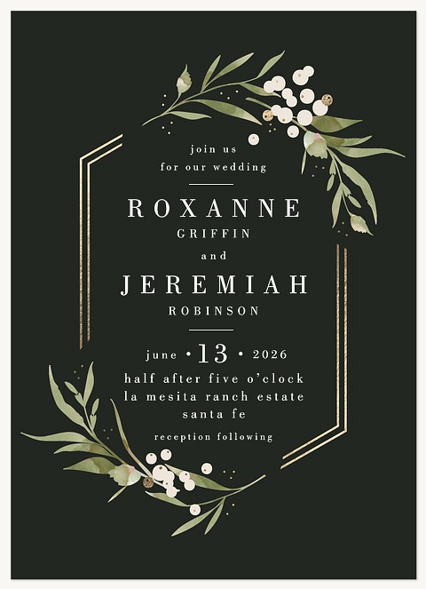 Sonoma Valley Wedding Invitations