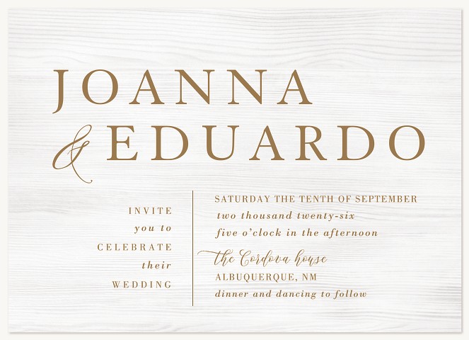 Driftwood Wedding Invitations
