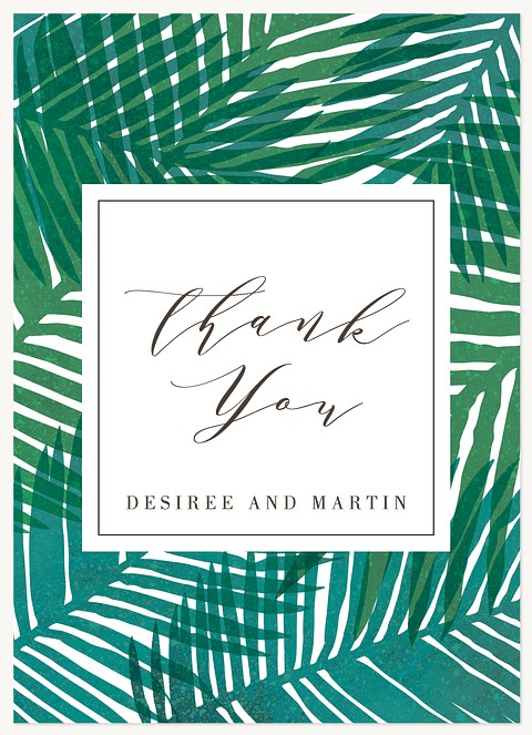 Tropical Breeze Thank You Cards 