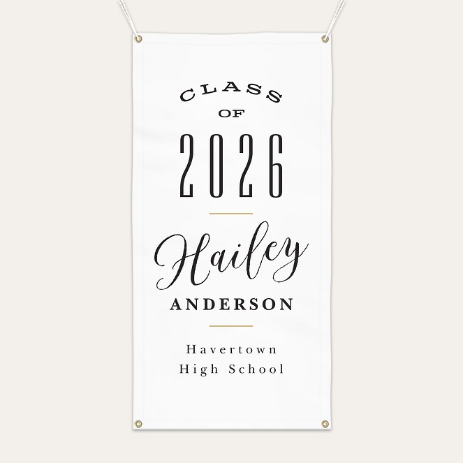 Stylish Grad Banner Custom Banners