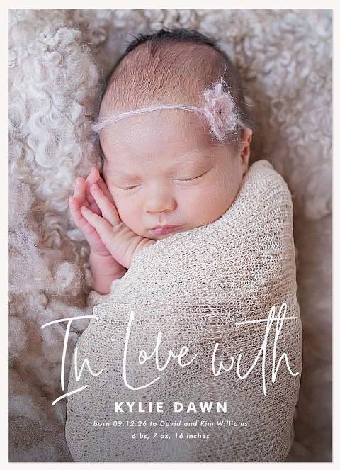 Deeply Loved Baby Announcements