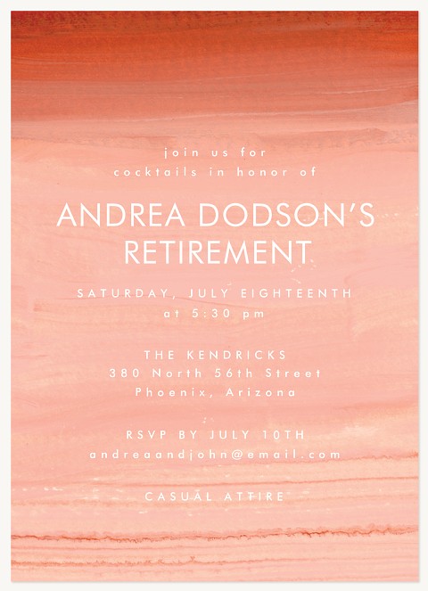 Sandstone Party Invitations