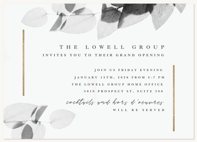 Modern Branch Party Invitations