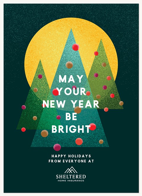 Tree Trio Business Holiday Cards