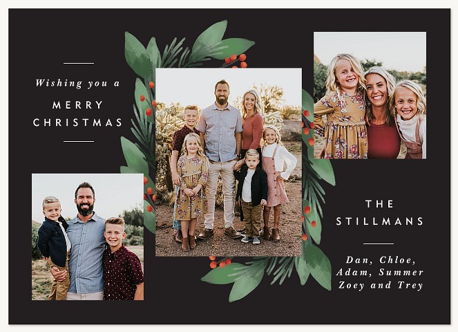 Botanical Surround Christmas Cards