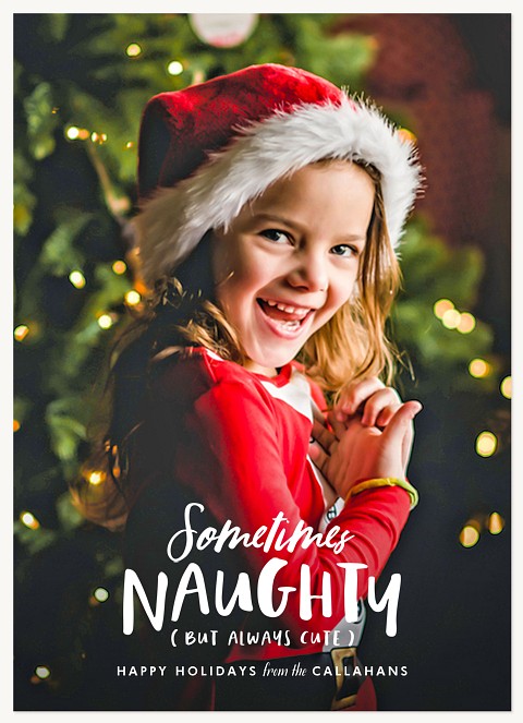 Naughty But Cute Christmas Cards